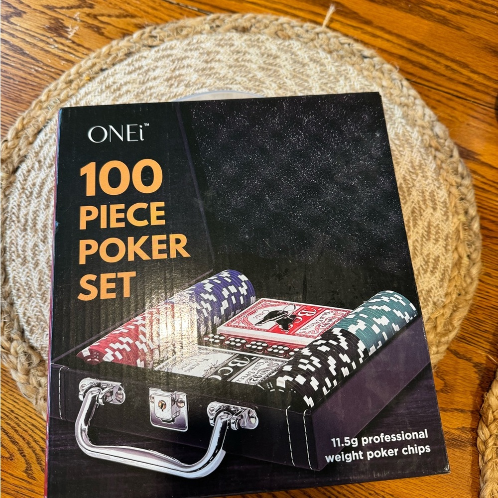 ONE 100 Piece Poker Set